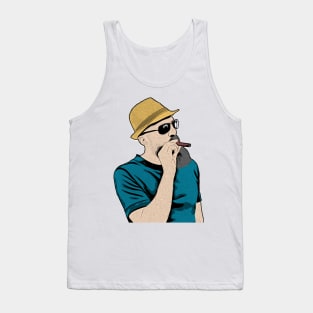 Comic Man Posing Tank Top